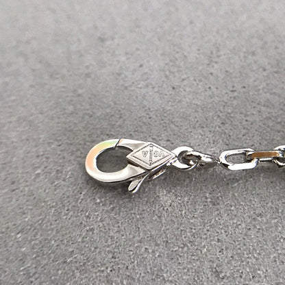 [Clover]CLOVER 5 MOTIF ONYXS DIAMOND BRACELET SILVER