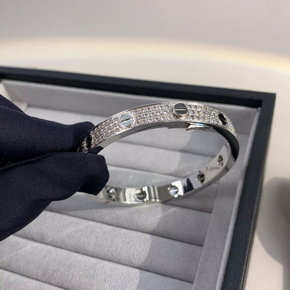 [Clover]LOVE BRACELET 6.1MM DIAMOND-PAVED CERAMIC