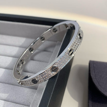[Clover]LOVE BRACELET 6.1MM DIAMOND-PAVED CERAMIC