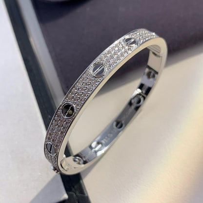 [Clover]LOVE BRACELET 6.1MM DIAMOND-PAVED CERAMIC