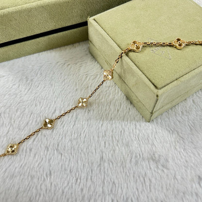 [Clover]CLOVER 6 MOTIF DIAMOND BRACELET