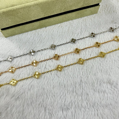 [Clover]CLOVER 6 MOTIF DIAMOND BRACELET