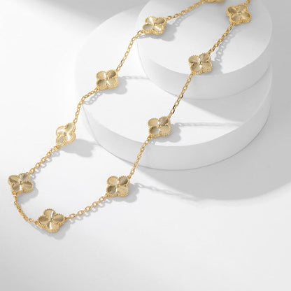 [Clover]CLOVER 10 MOTIFS LASER NECKLACE