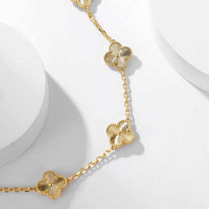 [Clover]CLOVER 10 MOTIFS LASER NECKLACE
