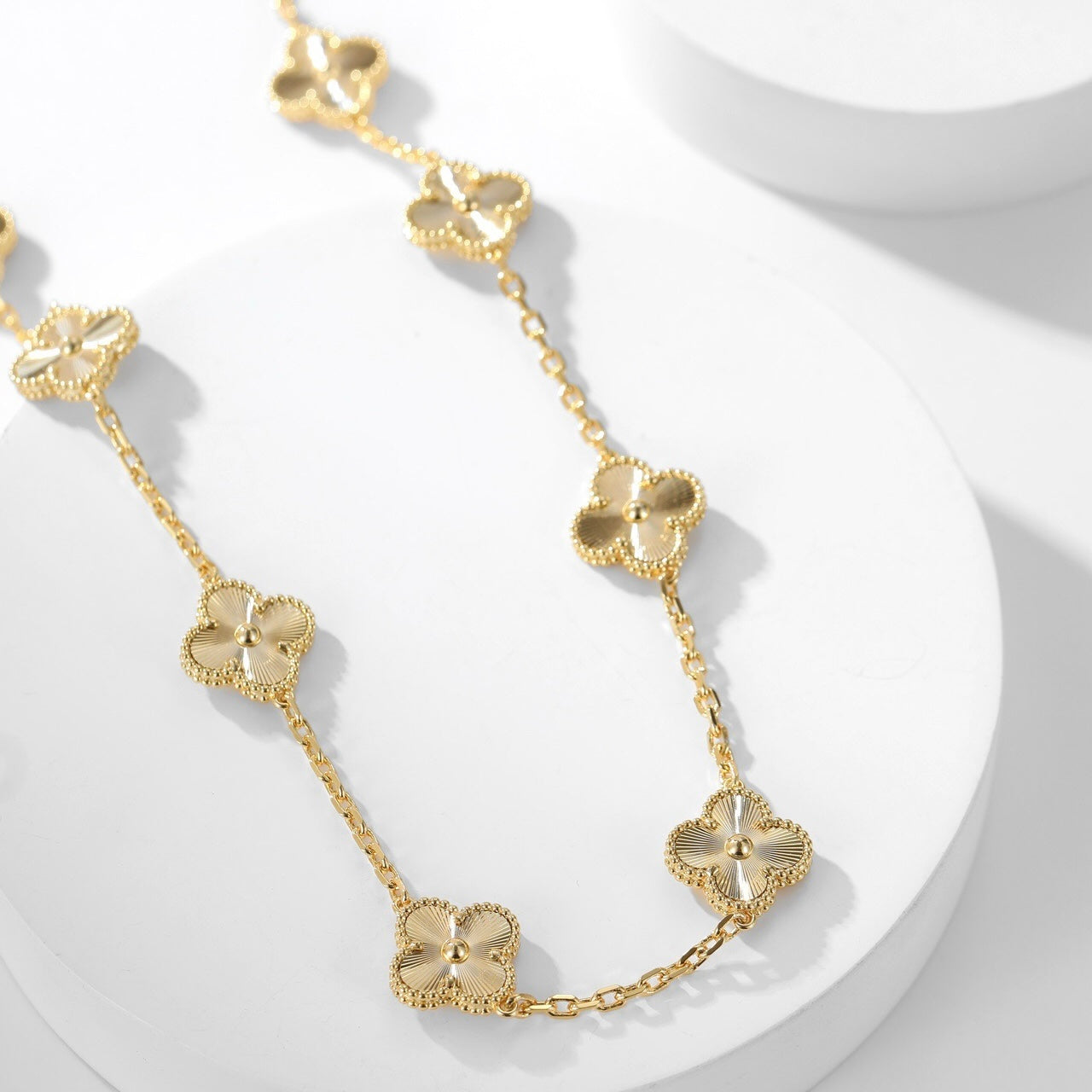 [Clover]CLOVER 10 MOTIFS LASER NECKLACE
