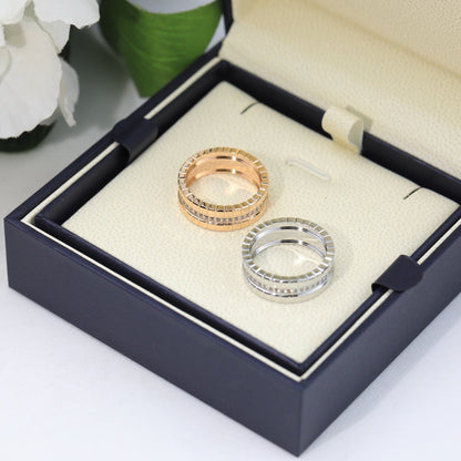 [Clover]ICE CUBE RING WITH DIAMONDS
