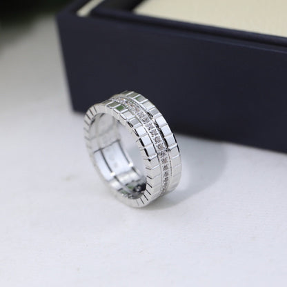 [Clover]ICE CUBE RING WITH DIAMONDS