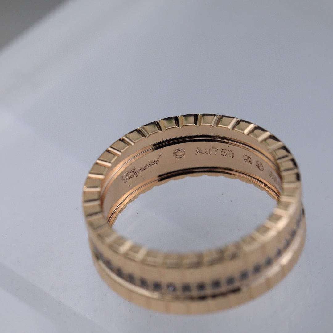 [Clover]ICE CUBE RING WITH DIAMONDS