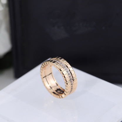 [Clover]ICE CUBE RING WITH DIAMONDS