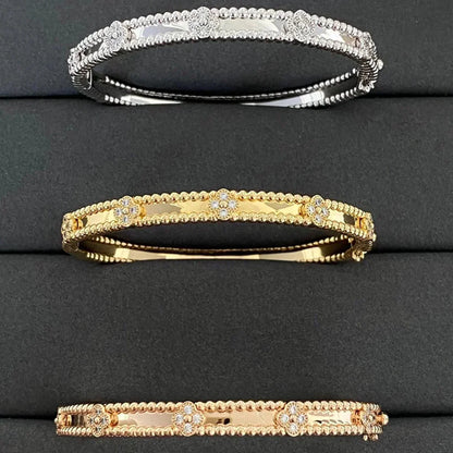 [Clover]CLOVER BRACELET 4MM DIAMONDS