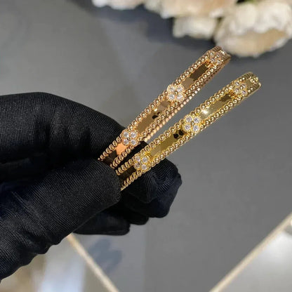 [Clover]CLOVER BRACELET 4MM DIAMONDS