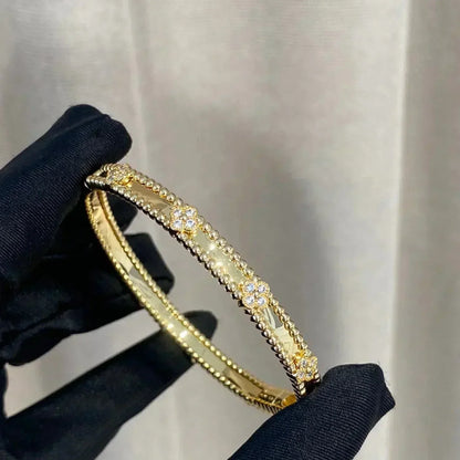 [Clover]CLOVER BRACELET 4MM DIAMONDS