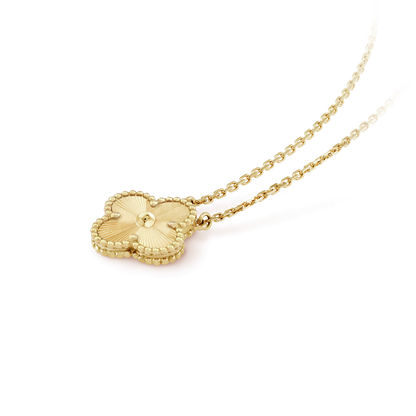 [Clover]CLOVER 15MM LASER NECKLACE