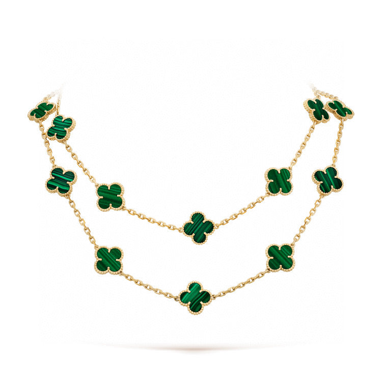 [Clover]CLOVER 20 MOTIFS MALACHITE GOLD