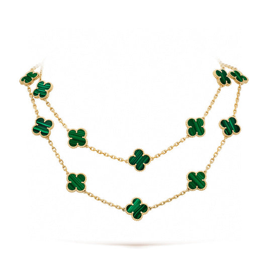[Clover]CLOVER 20 MOTIFS MALACHITE GOLD