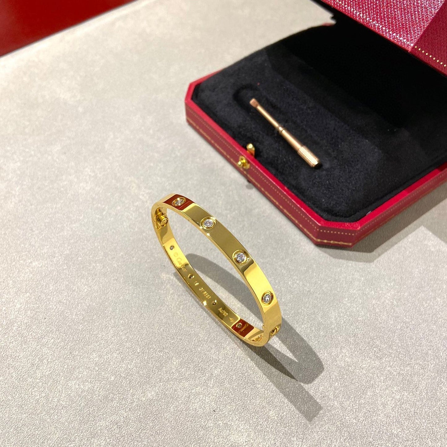 [Clover]LOVE BRACELET 6.1MM 10 DIAMONDS