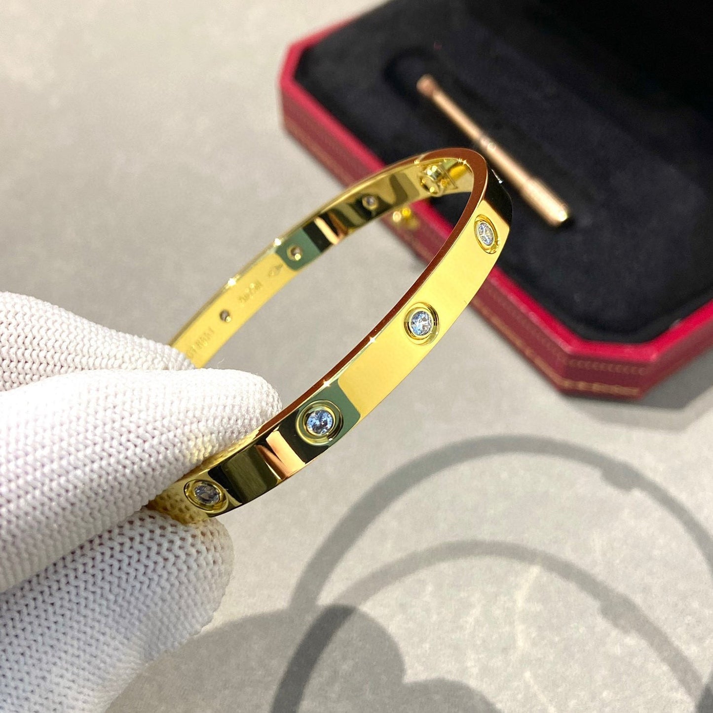 [Clover]LOVE BRACELET 6.1MM 10 DIAMONDS
