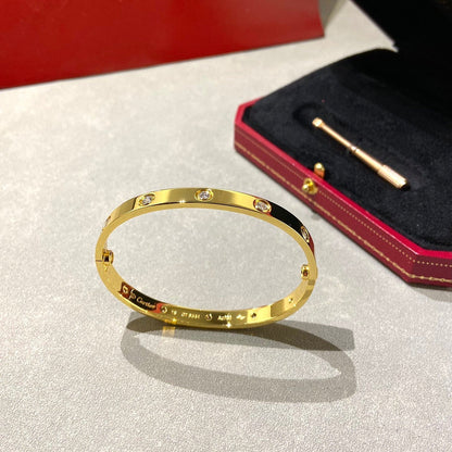 [Clover]LOVE BRACELET 6.1MM 10 DIAMONDS