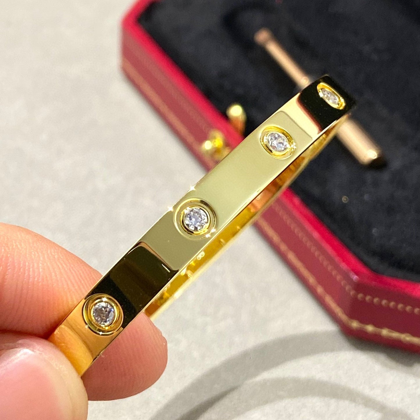[Clover]LOVE BRACELET 6.1MM 10 DIAMONDS