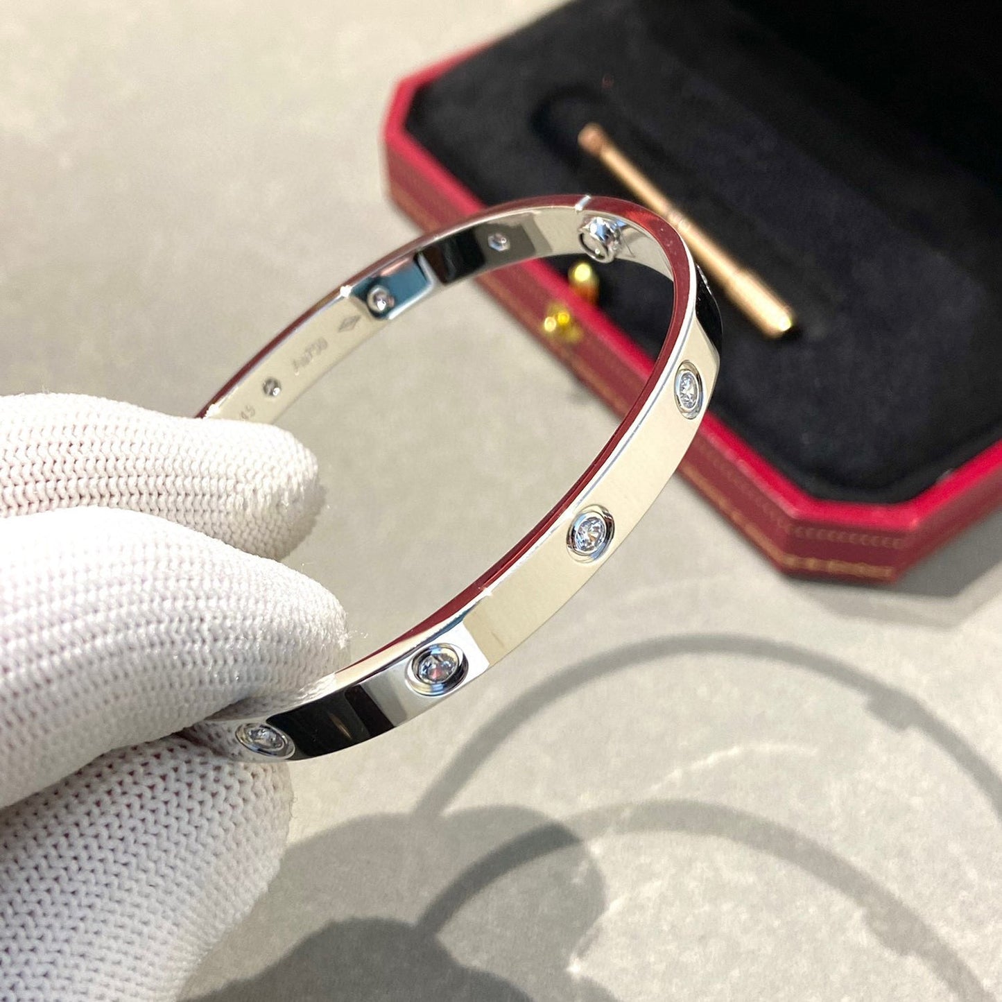 [Clover]LOVE BRACELET 6.1MM 10 DIAMONDS
