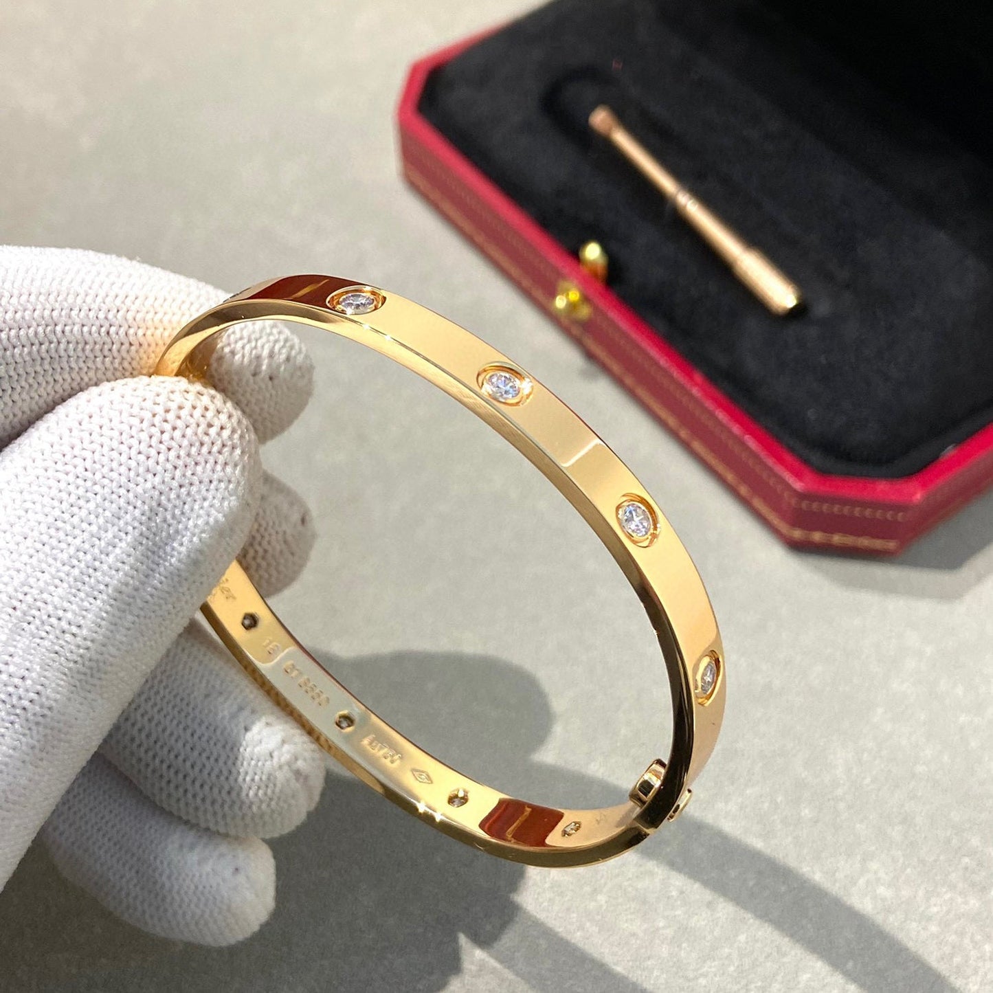 [Clover]LOVE BRACELET 6.1MM 10 DIAMONDS
