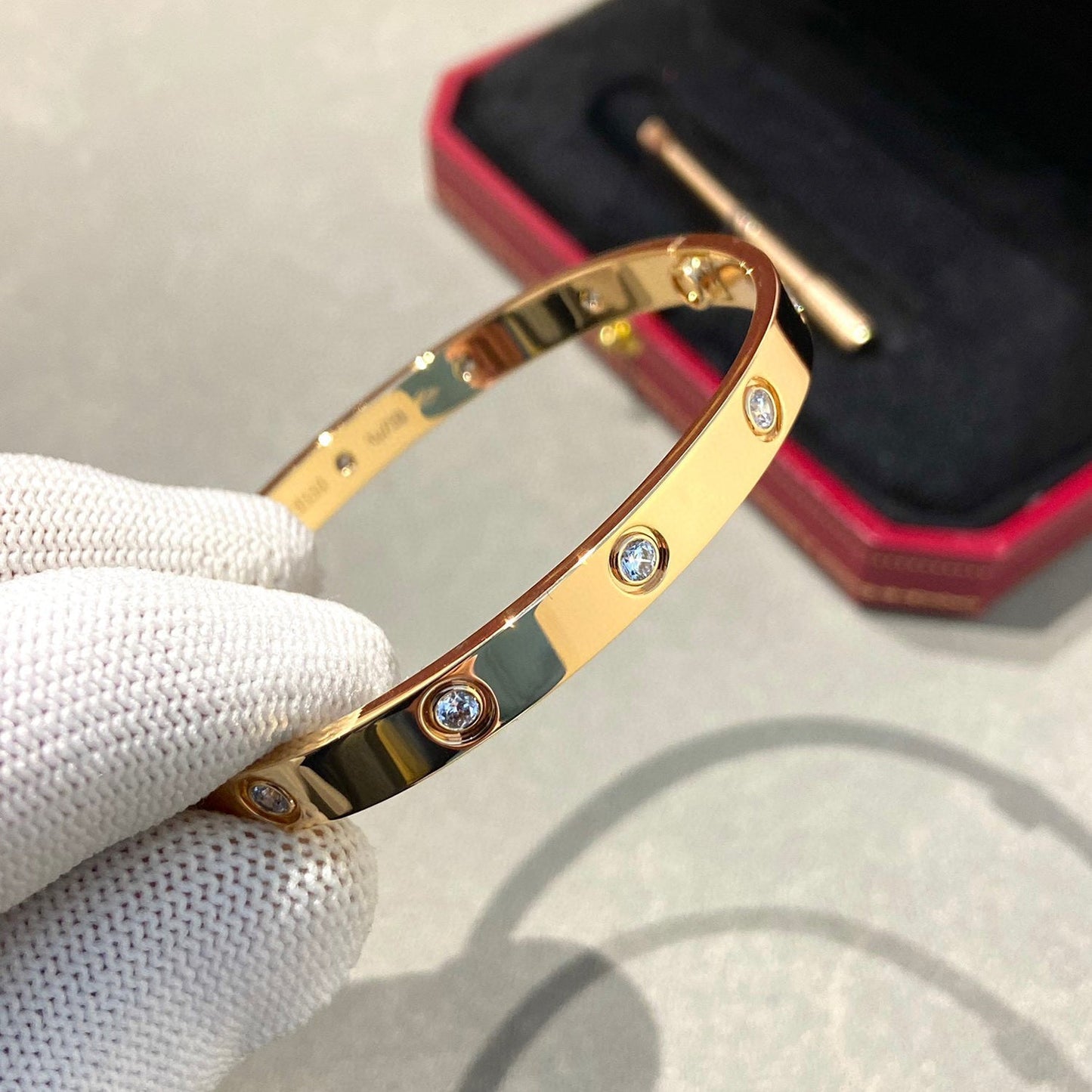 [Clover]LOVE BRACELET 6.1MM 10 DIAMONDS