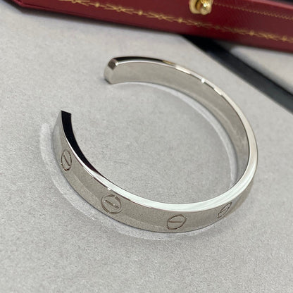 [Clover]LOVE BRACELET 6.1MM 1 DIAMOND OPEN CUFF