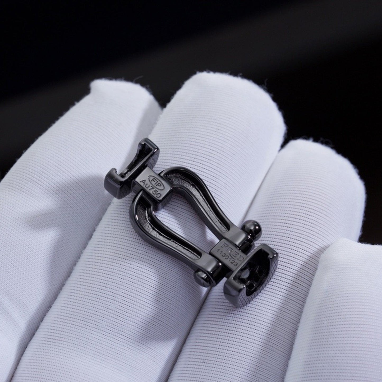 [Clover]FORCE LARGE SERIES HORSESHOE BLACK SAMURAI BRACELET