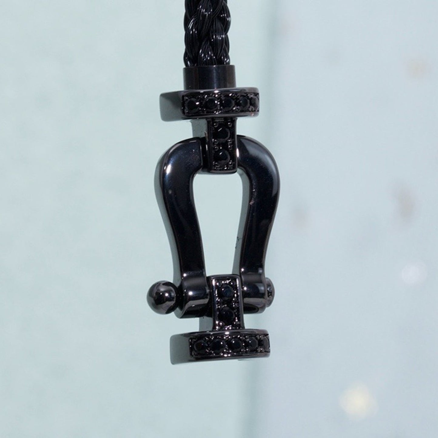 [Clover]FORCE LARGE SERIES HORSESHOE BLACK SAMURAI BRACELET