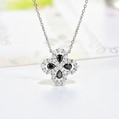 [Clover]LOOP NECKLACE FULL MOTIF DIAMOND 16MM MULTIPLE COLORS