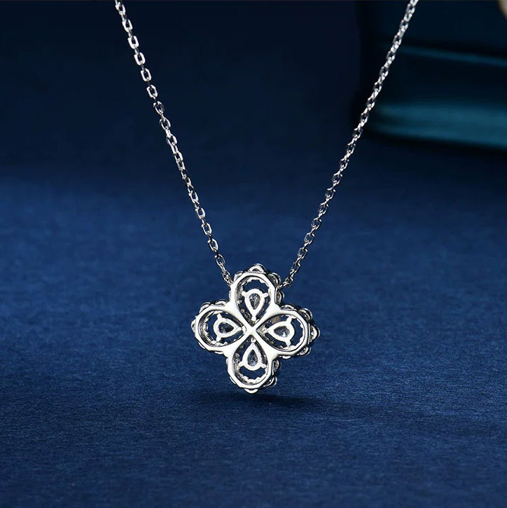 [Clover]LOOP NECKLACE FULL MOTIF DIAMOND 16MM MULTIPLE COLORS