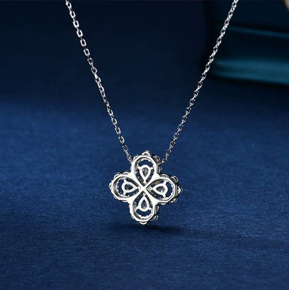 [Clover]LOOP NECKLACE FULL MOTIF DIAMOND 16MM MULTIPLE COLORS