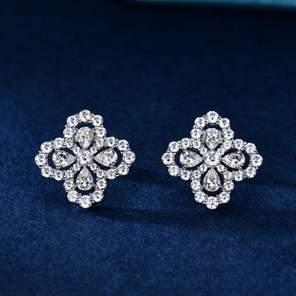 [Clover]LOOP EARRINGS FULL MOTIF DIAMOND 16MM