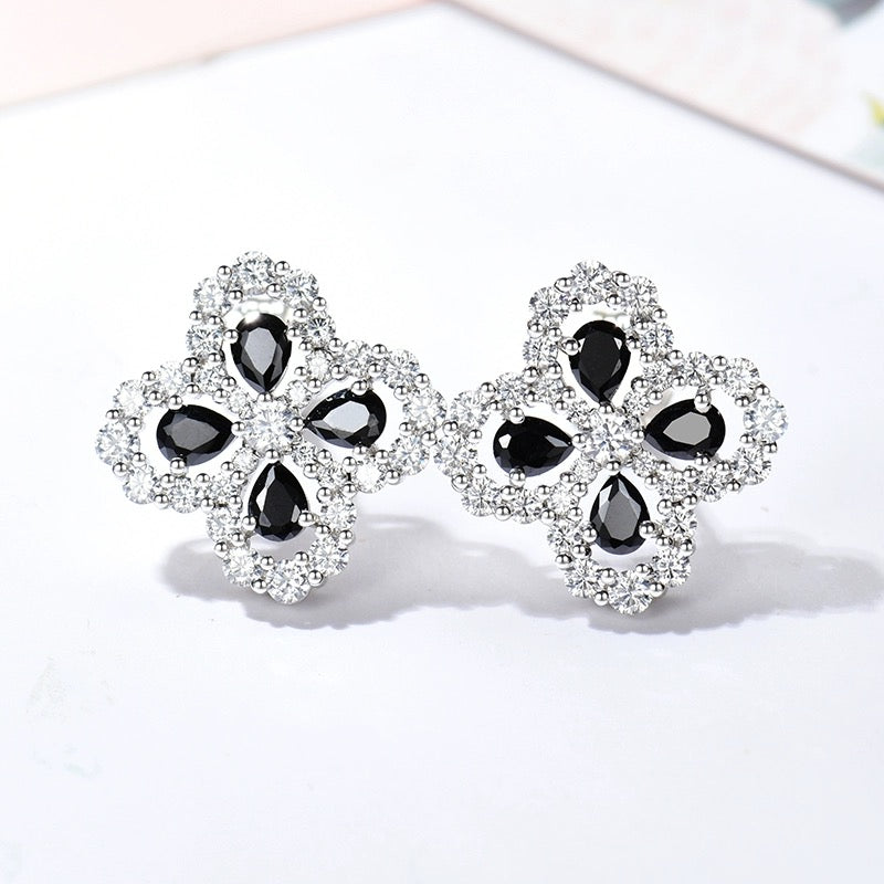[Clover]LOOP EARRINGS FULL MOTIF DIAMOND 16MM
