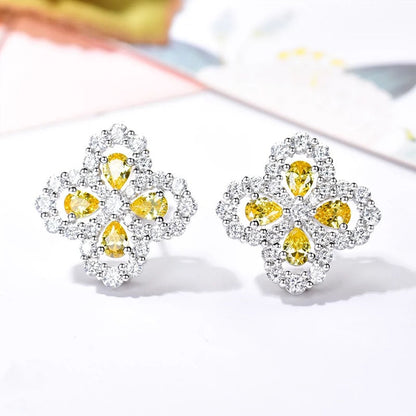 [Clover]LOOP EARRINGS FULL MOTIF DIAMOND 16MM