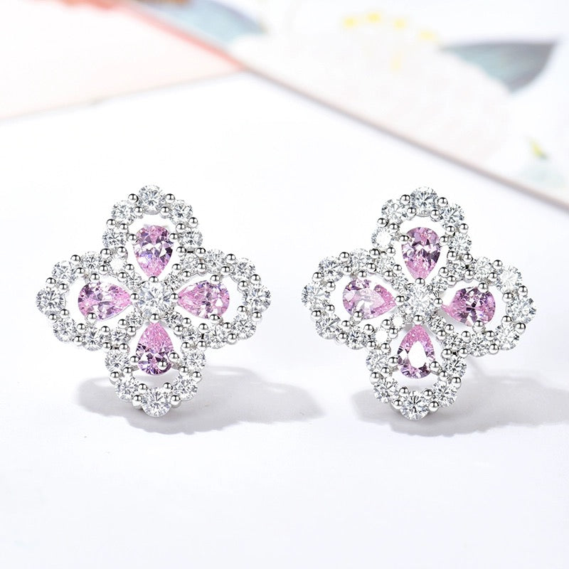 [Clover]LOOP EARRINGS FULL MOTIF DIAMOND 16MM