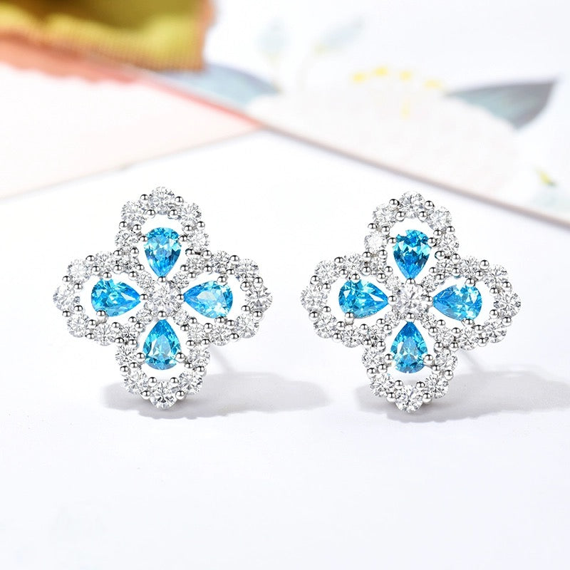 [Clover]LOOP EARRINGS FULL MOTIF DIAMOND 16MM