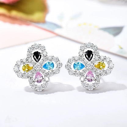 [Clover]LOOP EARRINGS FULL MOTIF DIAMOND 16MM