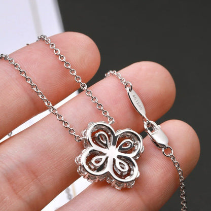 [Clover]LOOP NECKLACE FULL MOTIF DIAMOND 16MM MULTIPLE COLORS