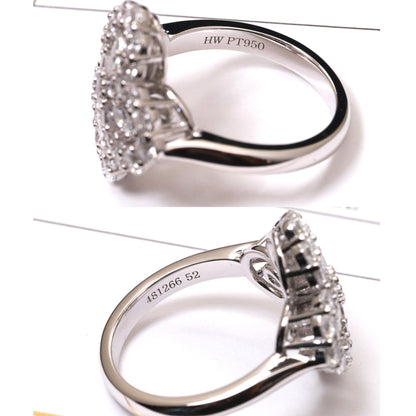 [Clover]LOOP RING FULL MOTIF DIAMOND 16MM SILVE