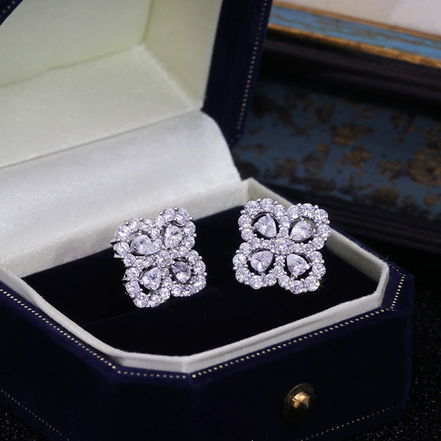 [Clover]LOOP NECKLACE FULL MOTIF DIAMOND COMBINATION