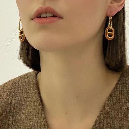 [Clover]HM O'MAILLON GOLD EARRINGS
