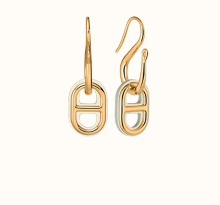 [Clover]HM O'MAILLON GOLD EARRINGS