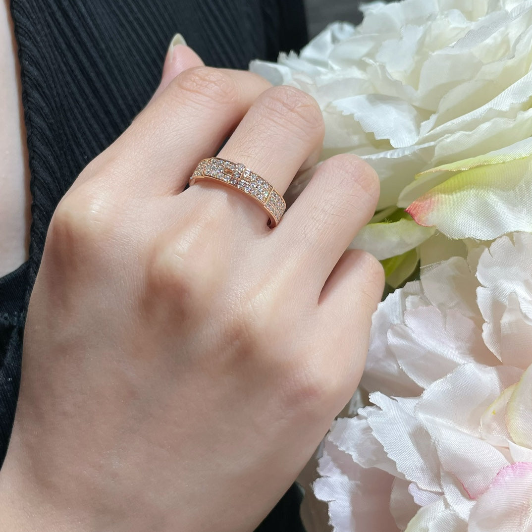 [Clover]KELLY PINK GOLD DIAMOND RING