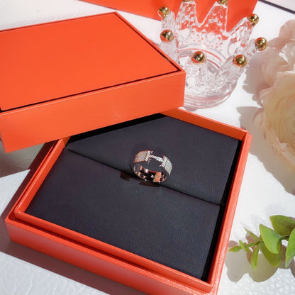 [Clover]H RING FULL DIAMOND