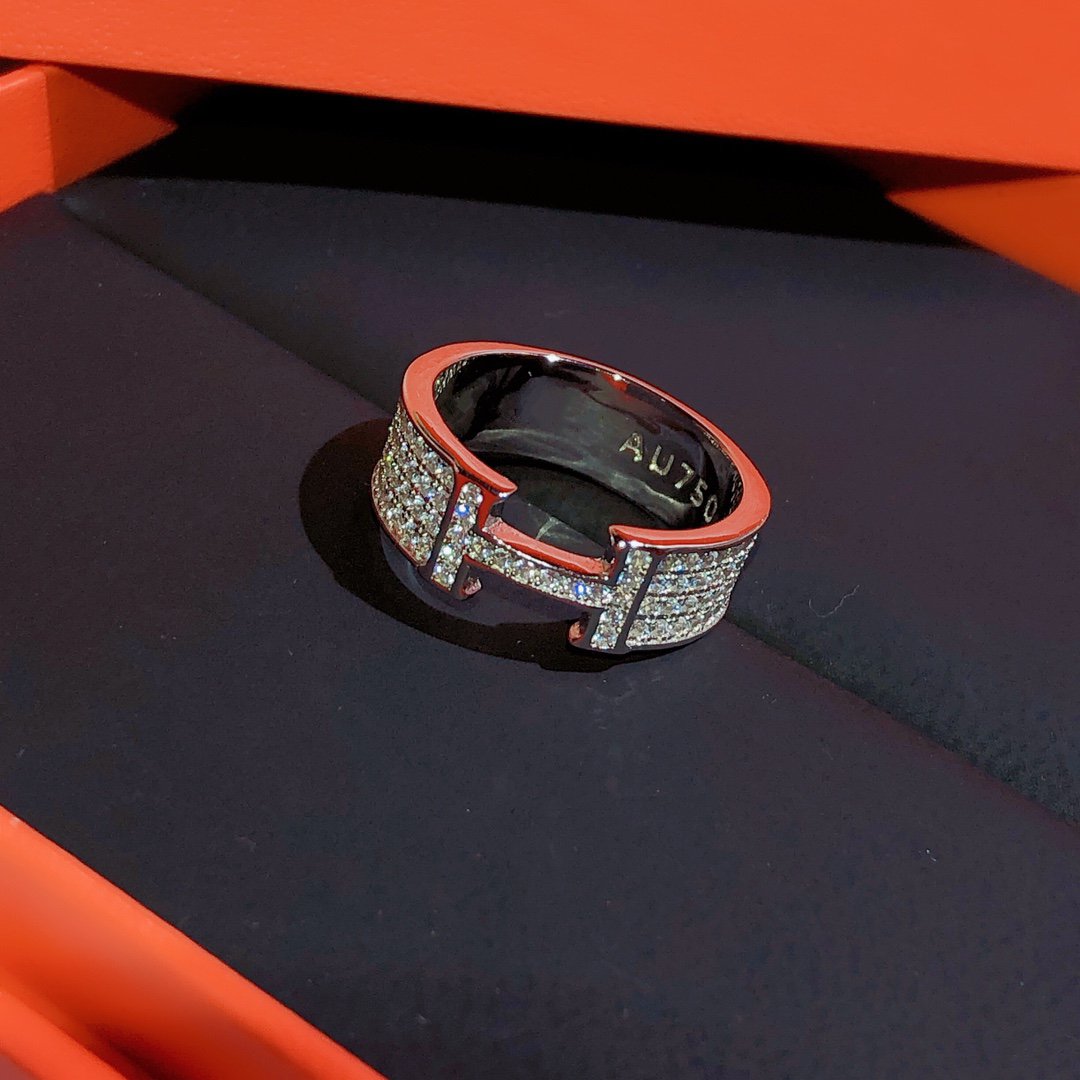 [Clover]H RING FULL DIAMOND