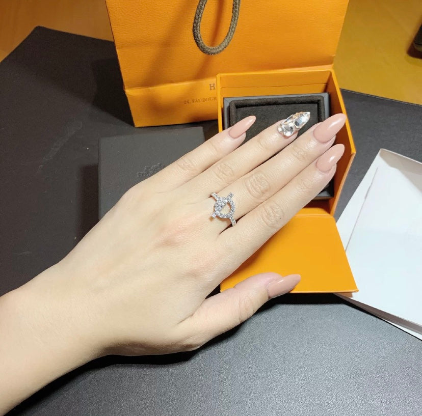 [Clover]ECHAPPEE RING SILVER DIAMOND