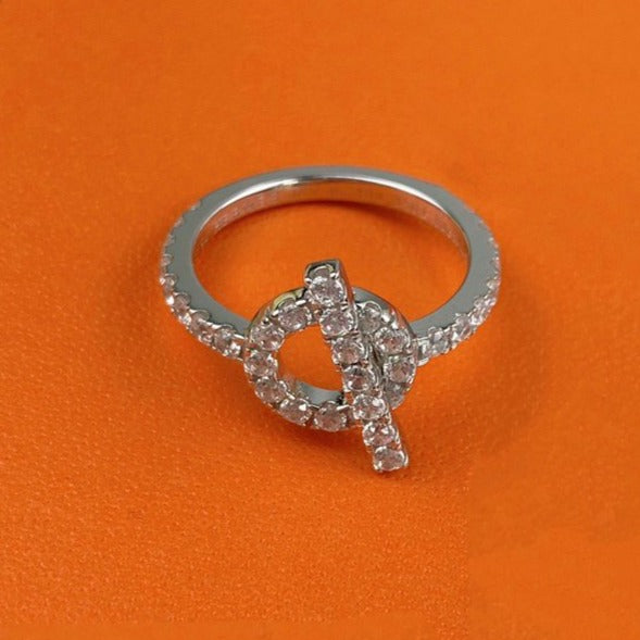 [Clover]ECHAPPEE RING SILVER DIAMOND