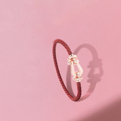 [Clover]FORCE 10 HALF DIAMOND PINK GOLD RED CORDERI LARGE AND MEDIUM MODEL