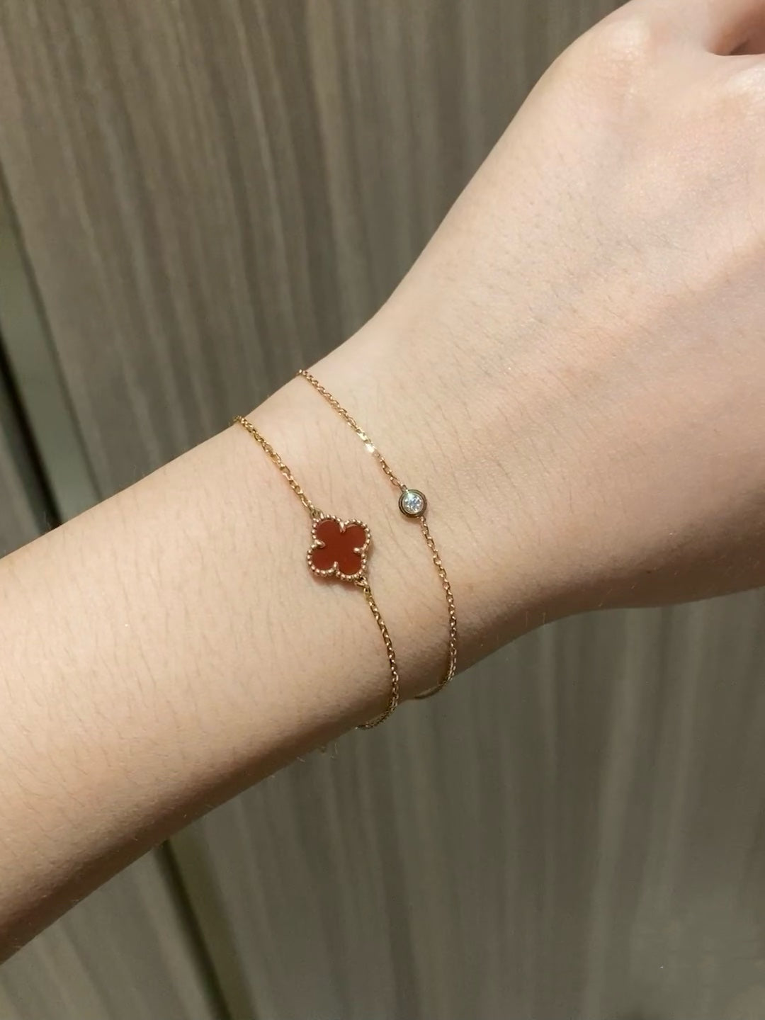 [Clover]DAMOUR DIAMOND LINK BRACELET